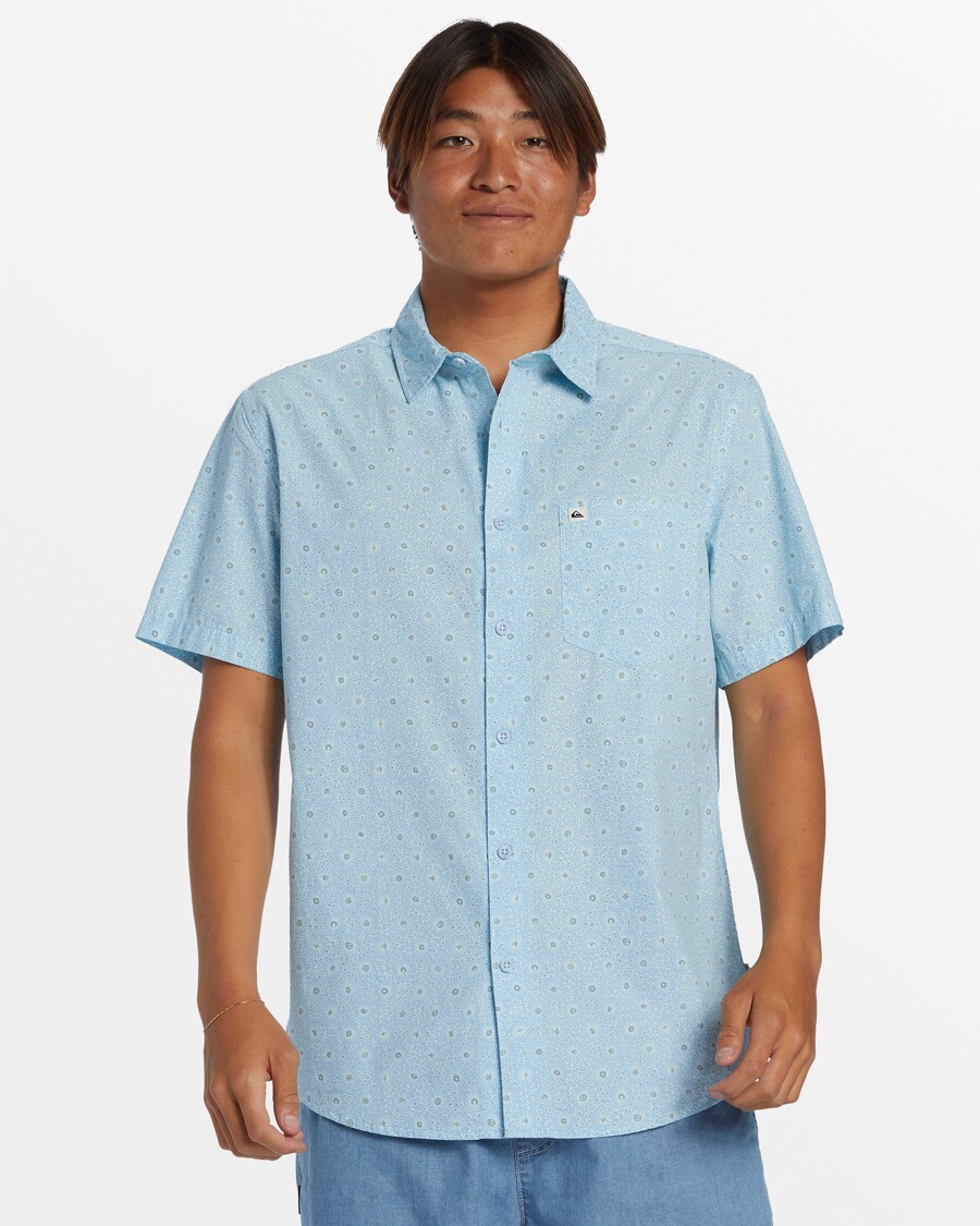 Quiksilver Apero Klassikaline Lühikeste Varrukatega Särk -