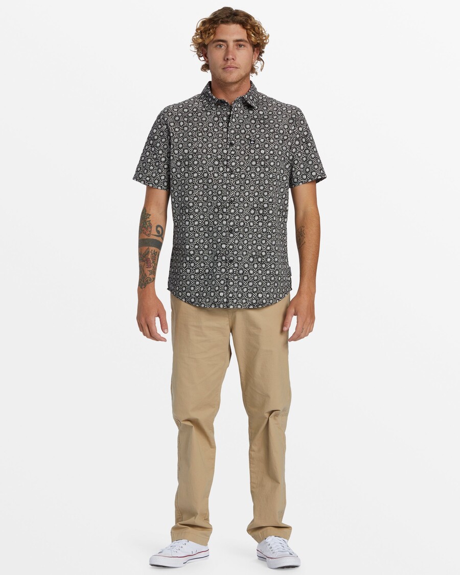 Quiksilver Apero Klassikaline Lühikeste Varrukatega Särk -