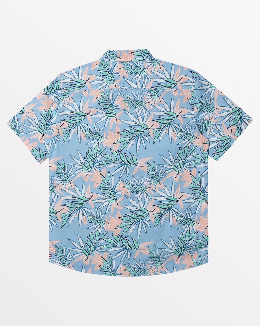 Kemeja Lengan Pendek Motif Bunga Quiksilver Hawai -