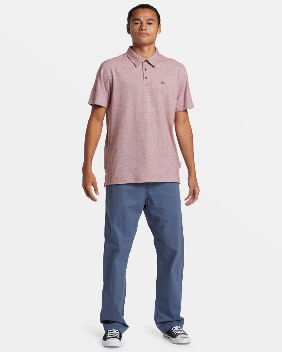 Quik Silver Sunset Cruise Polo Shirt - Henna