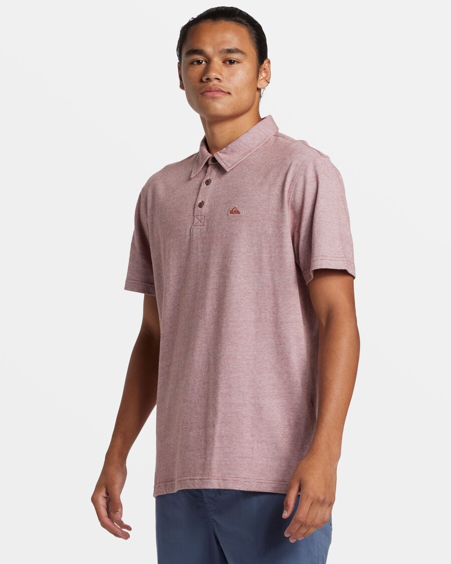 Quik Silver Sunset Cruise Polo Shirt - Henna