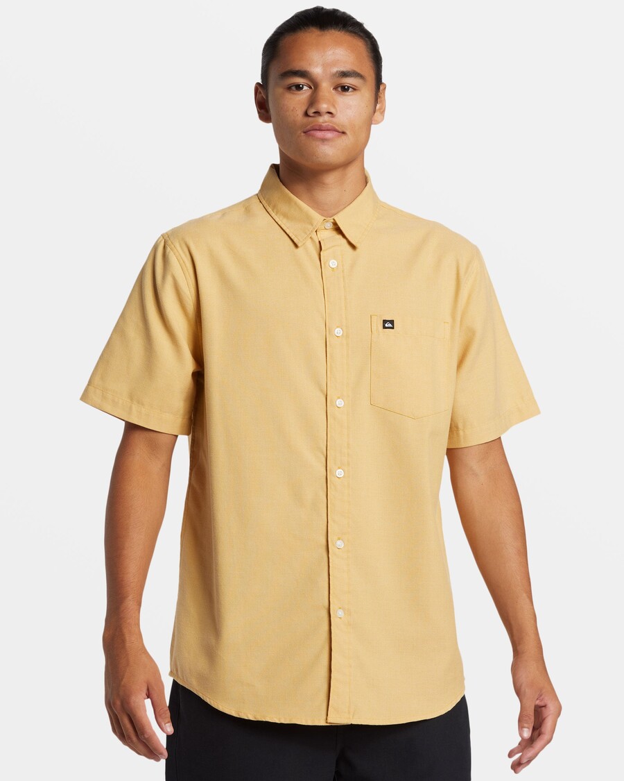 Quiksilver Shoreline Klassisk Kortärmad Skjorta - Fall Leaf Shoreline Classic Ss