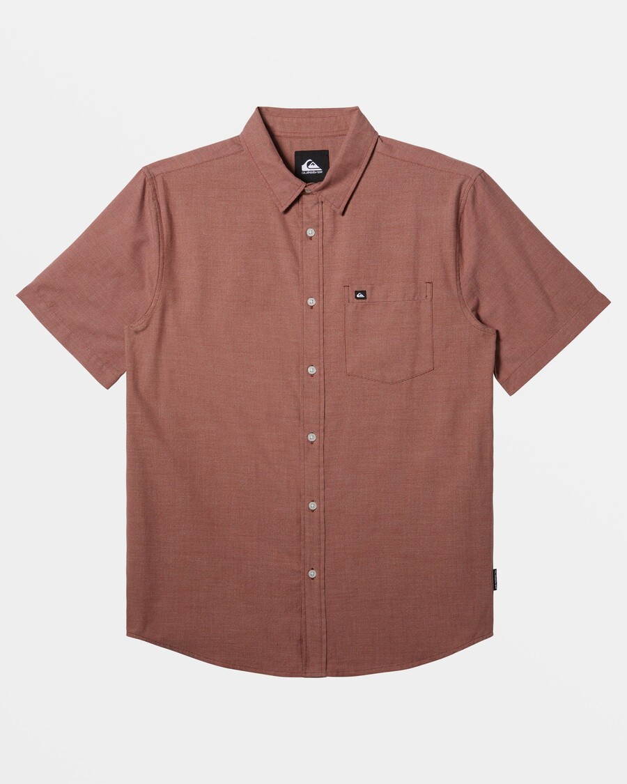 Quiksilver Shoreline Classic Kortermet Skjorte - Henna Shoreline Classic Ss
