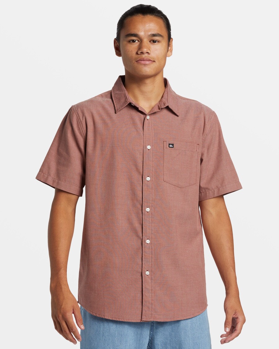 Quiksilver Shoreline Classic Kortärmad Skjorta - Henna Shoreline Classic Ss