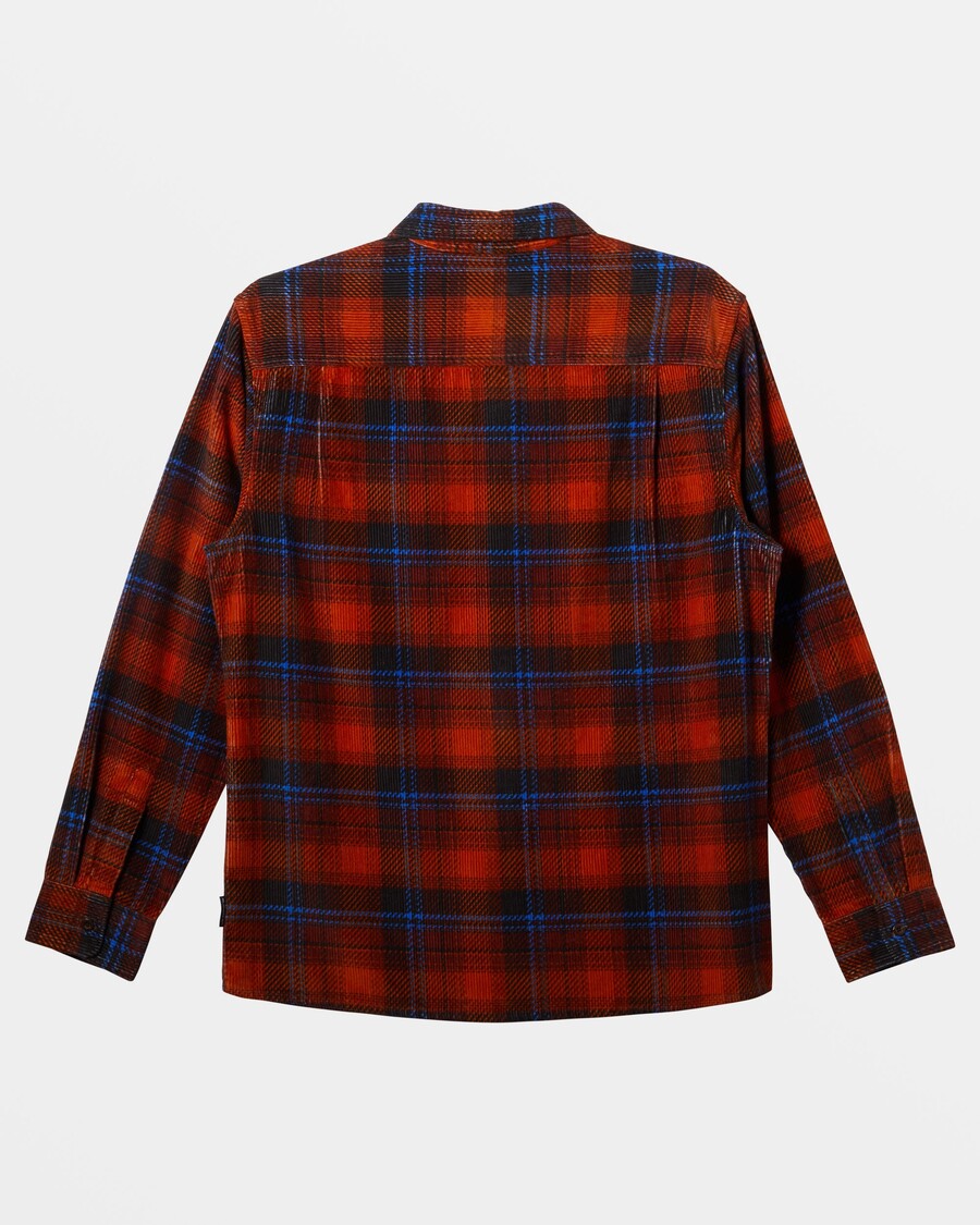 Quik Silver Venture Long Sleeve Corduroy Shirt - Henna Venture Os Cord