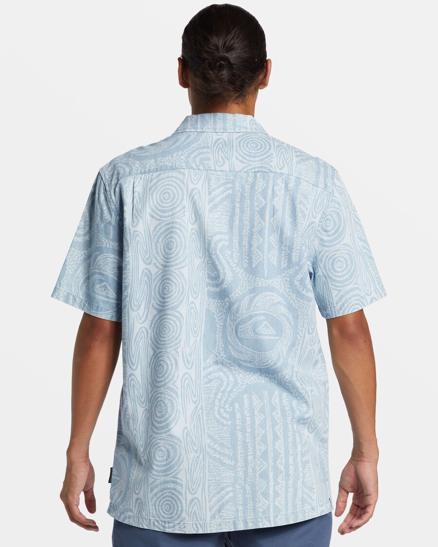 Quik Hõbedane Vabaaja Lühikeste Varrukatega Särk - 2001 Kivipesu