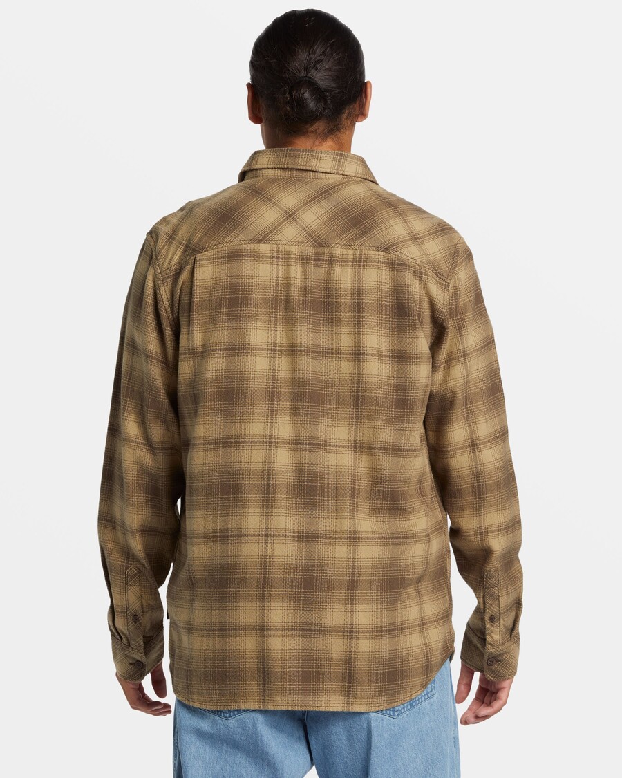 куиксилвер лого фланел дугих рукава - кантина лаго класа стцх фл