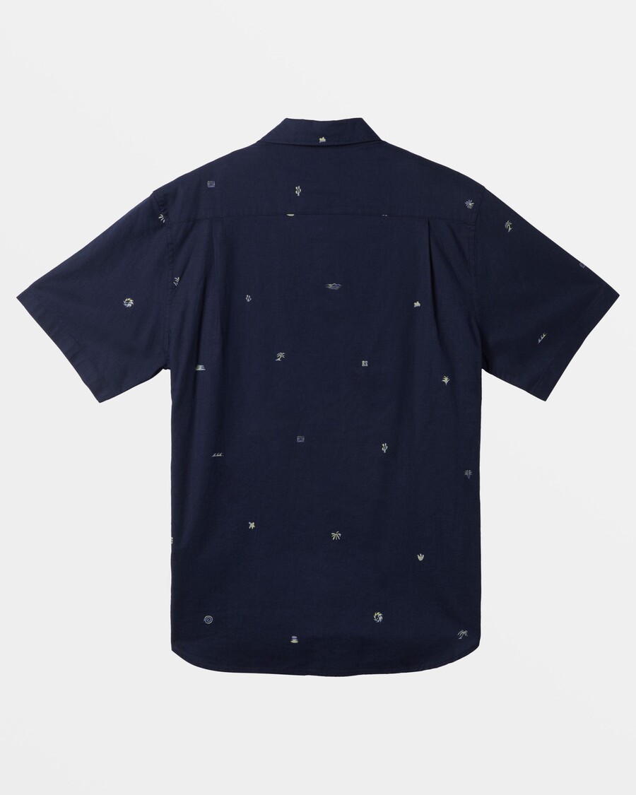 Quik Silver Apero Classic Short Sleeve Shirt - Dark Navy Apero Clas Ss