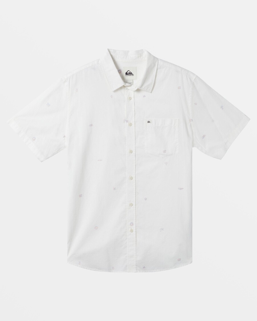 Quik Silver Apero Klassisk Kortärmad Skjorta - Snövit Apero Klass Ss