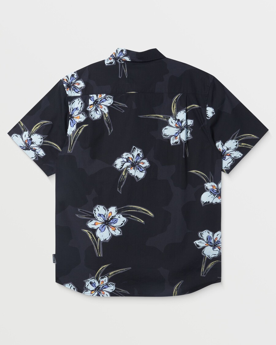 Quik Silver Apero Organic Classics Short Sleeve Shirt - Black