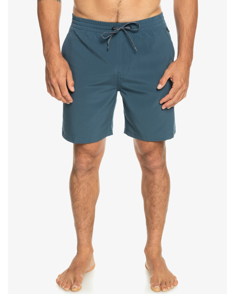 Шорты-амфибия Quiksilver Ocean с эластичной резинкой на талии длиной 18 дюймов — темно-синие