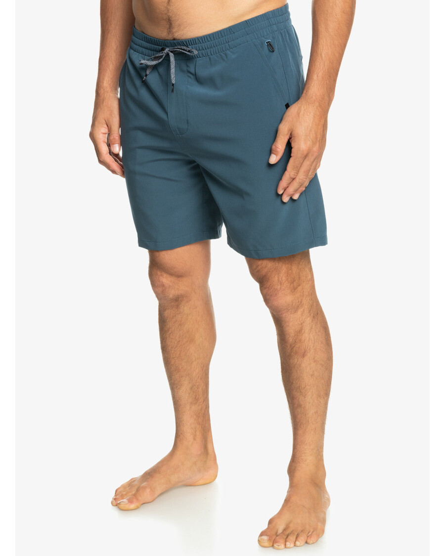 Шорты-амфибия Quiksilver Ocean с эластичной резинкой на талии длиной 18 дюймов — темно-синие