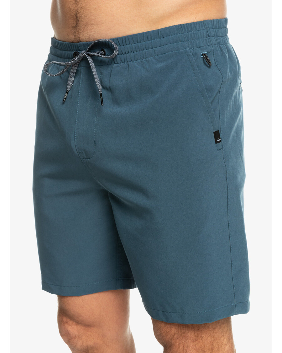 Шорты-амфибия Quiksilver Ocean с эластичной резинкой на талии длиной 18 дюймов — темно-синие