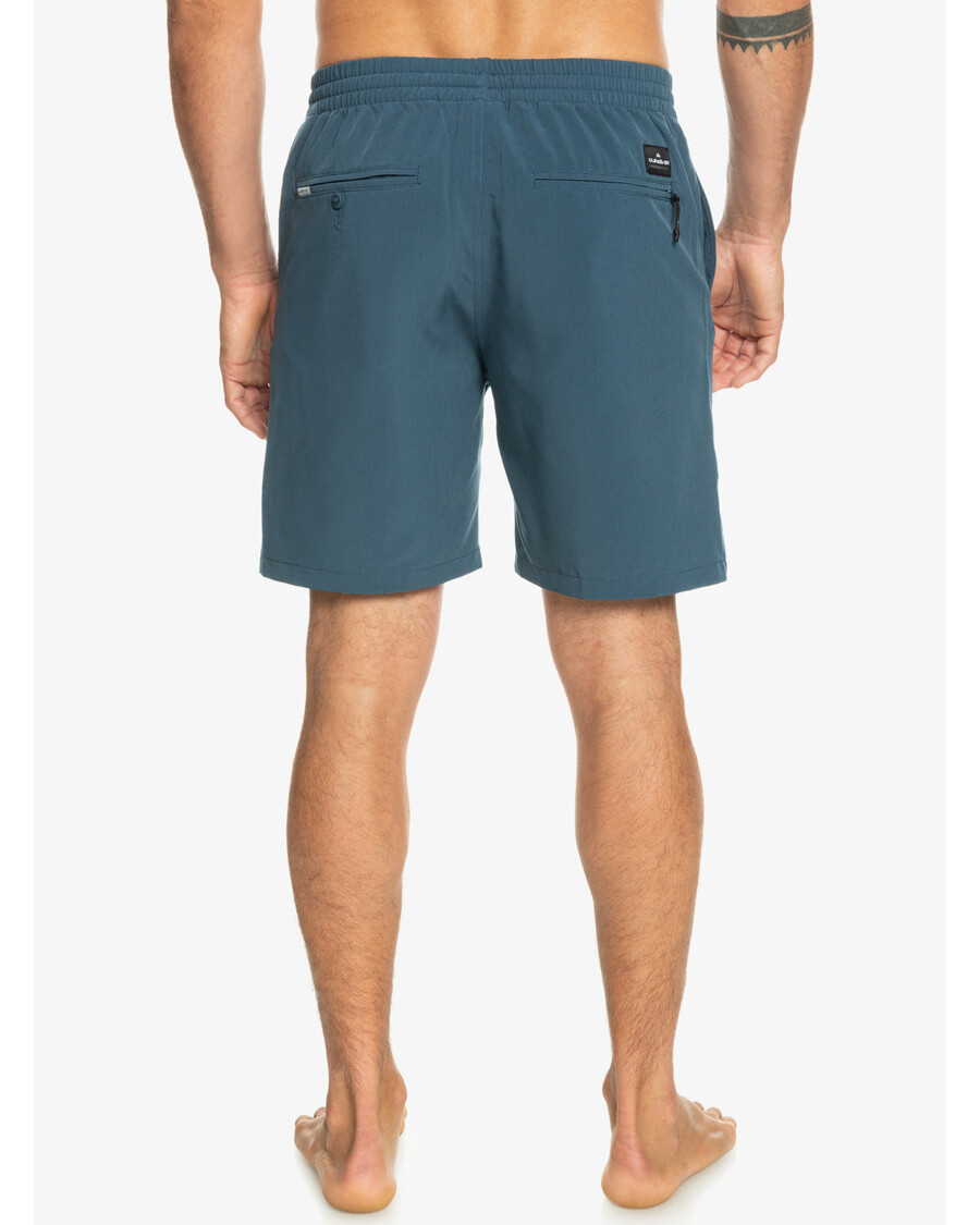 Шорты-амфибия Quiksilver Ocean с эластичной резинкой на талии длиной 18 дюймов — темно-синие