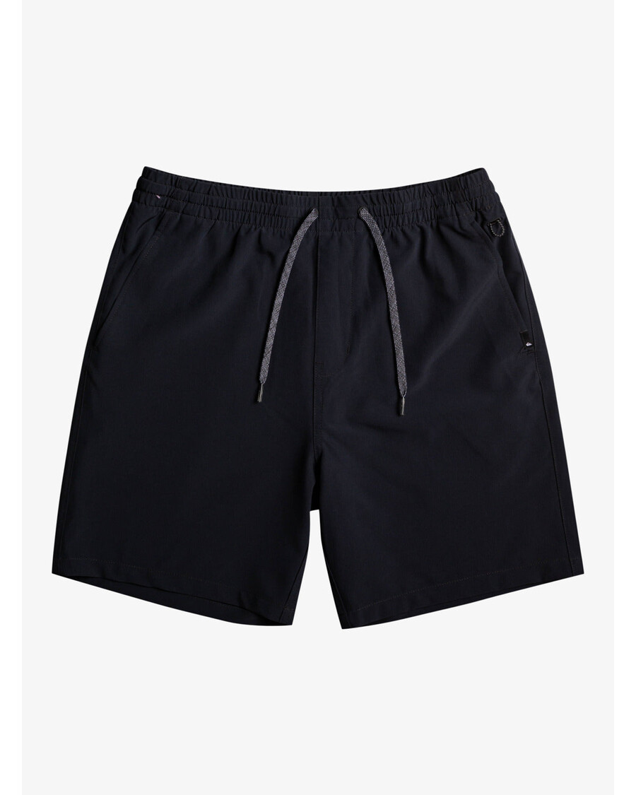 Quiksilver Ocean Elasztikus Derék 18"-os Kétéltű Rövidnadrág - Fekete