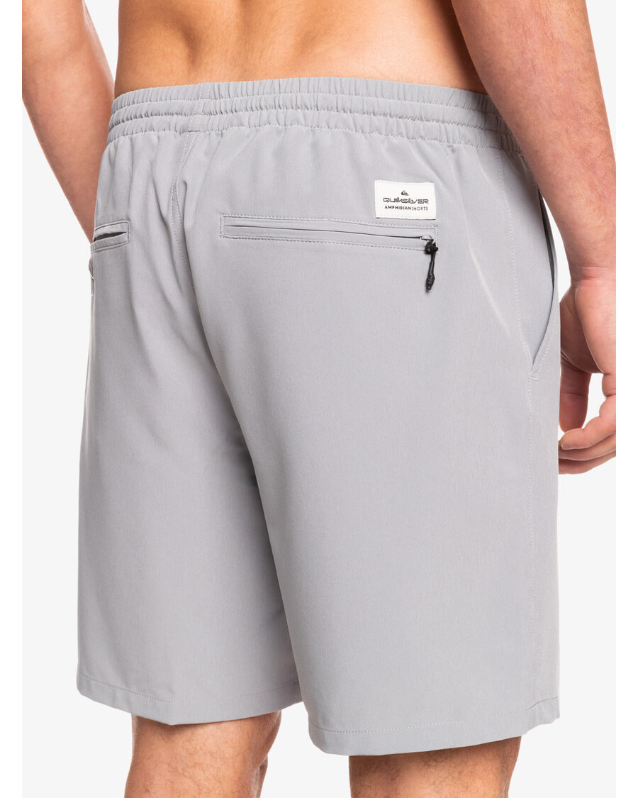 Quik Silver Ocean Elastic Waist 18" Amphibian Shorts - Sleet
