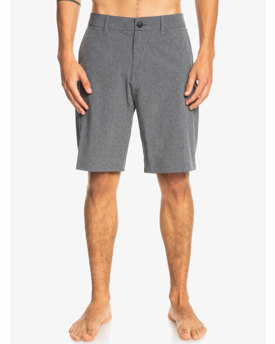 Quik Silver Union Heather 20" Amphibian Hybrid Shorts - Black