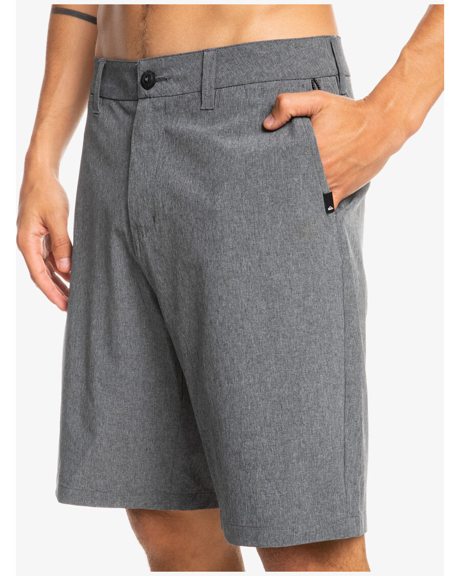 Quik Silver Union Heather 20" Amphibian Hybrid Shorts - Black