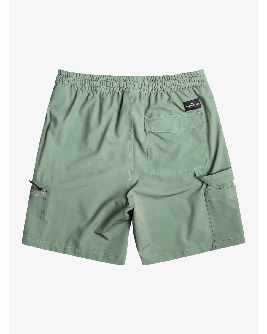Quiksilver Taxer Cargo 18" Obojživelné šortky - Vavřínový Věnec