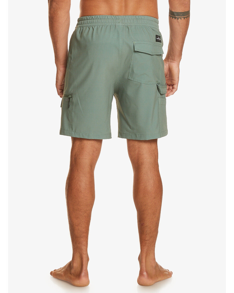 Quiksilver Taxer Cargo 18" Obojživelné šortky - Vavřínový Věnec