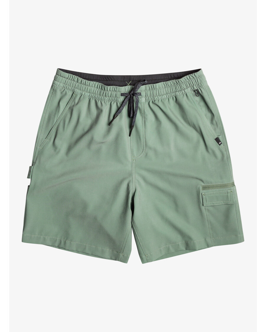 Quiksilver Taxer Cargo 18" Obojživelné šortky - Vavřínový Věnec