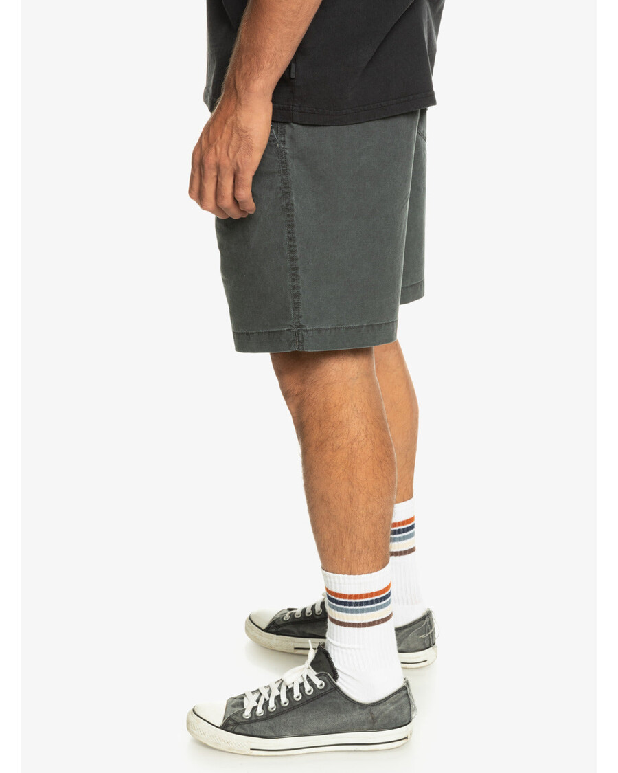 Quik Silver Taxer Elastic Waist Shorts - Black
