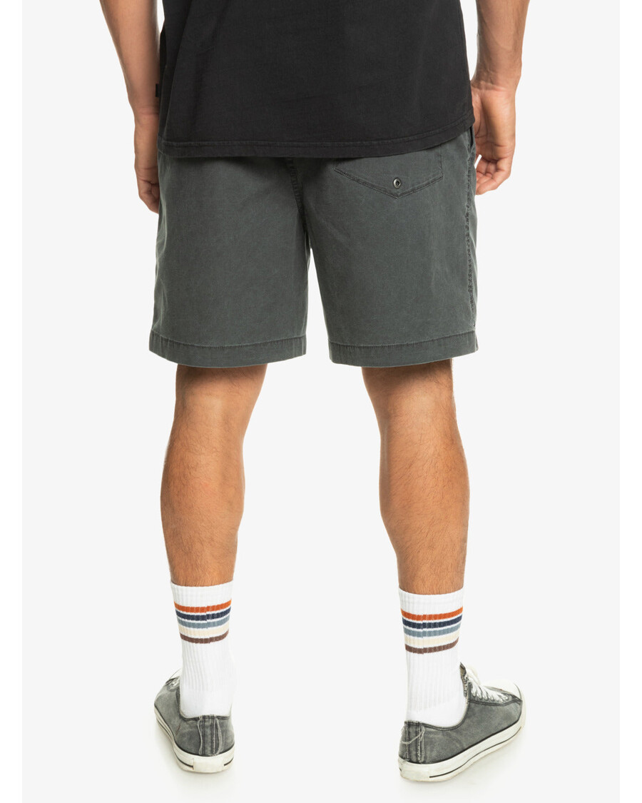Quik Silver Taxer Elastic Waist Shorts - Black