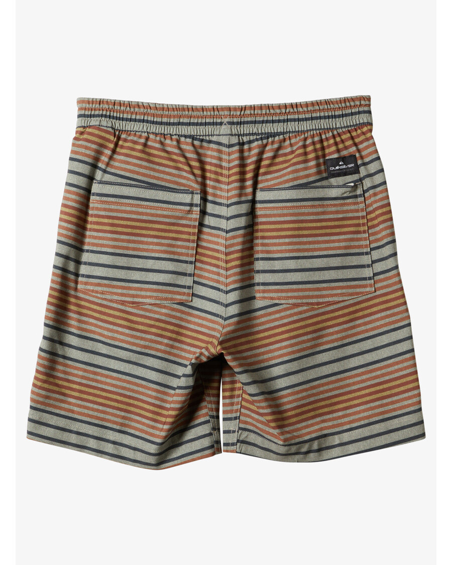 クイックシルバー タキサー プリント 18 インチ 水陸両用ボードショーツ - ホライズン バーチ タキサー