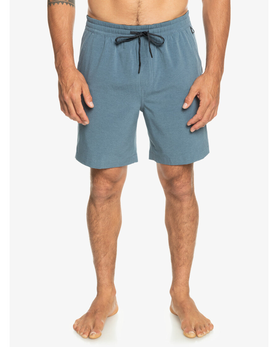 クイックシルバー タキサー ヘザー 18 インチ水陸両用ボードショーツ - ベーリング シー