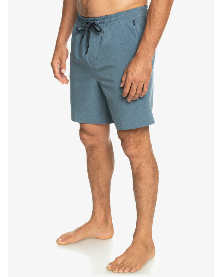 クイックシルバー タキサー ヘザー 18 インチ水陸両用ボードショーツ - ベーリング シー