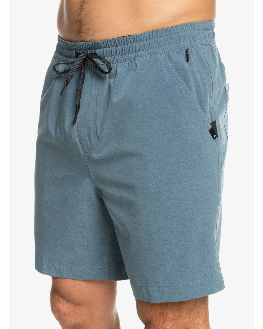 クイックシルバー タキサー ヘザー 18 インチ水陸両用ボードショーツ - ベーリング シー