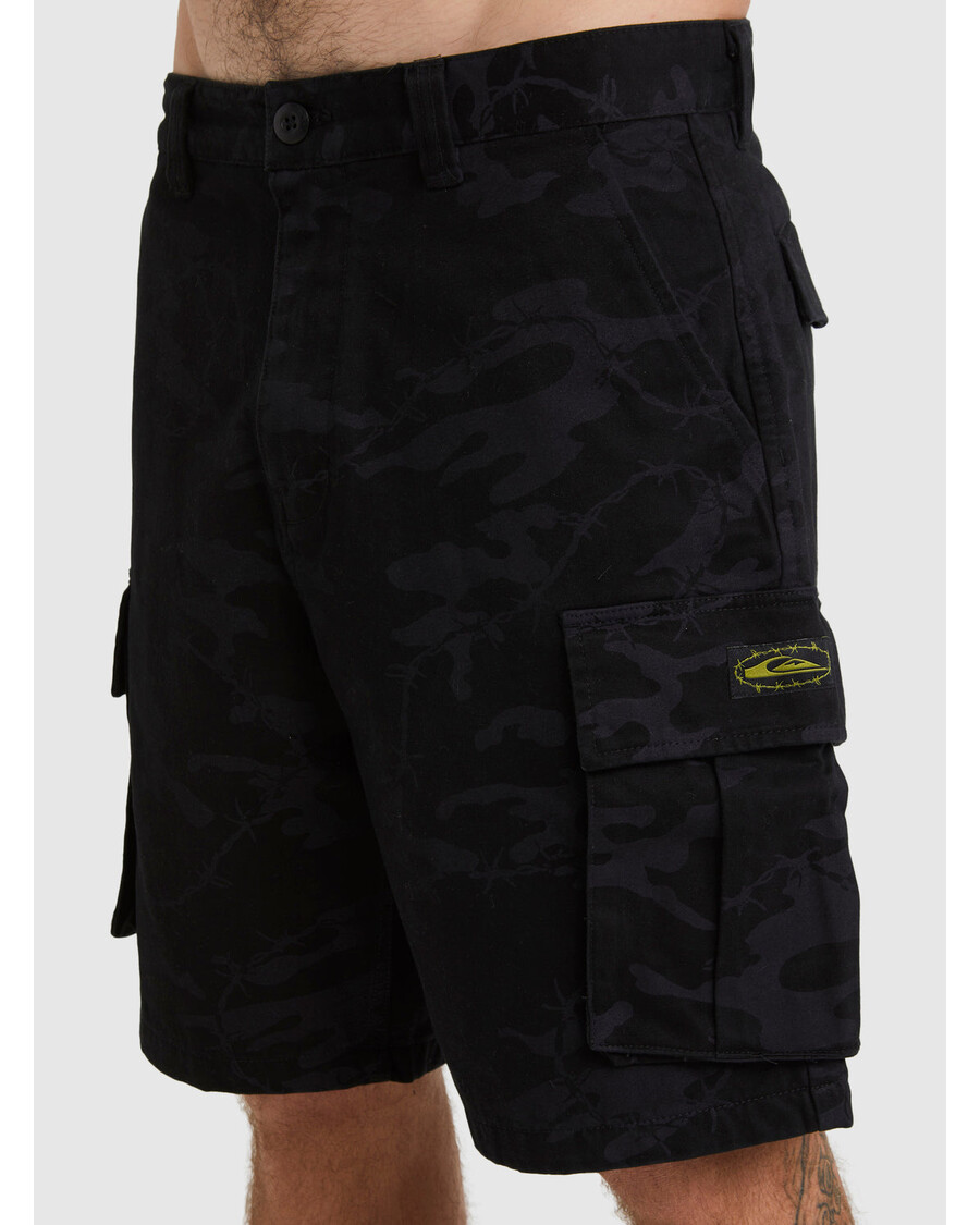 Quik Silver Mikey Cargo Shorts - Tarmac Mongrel Camo