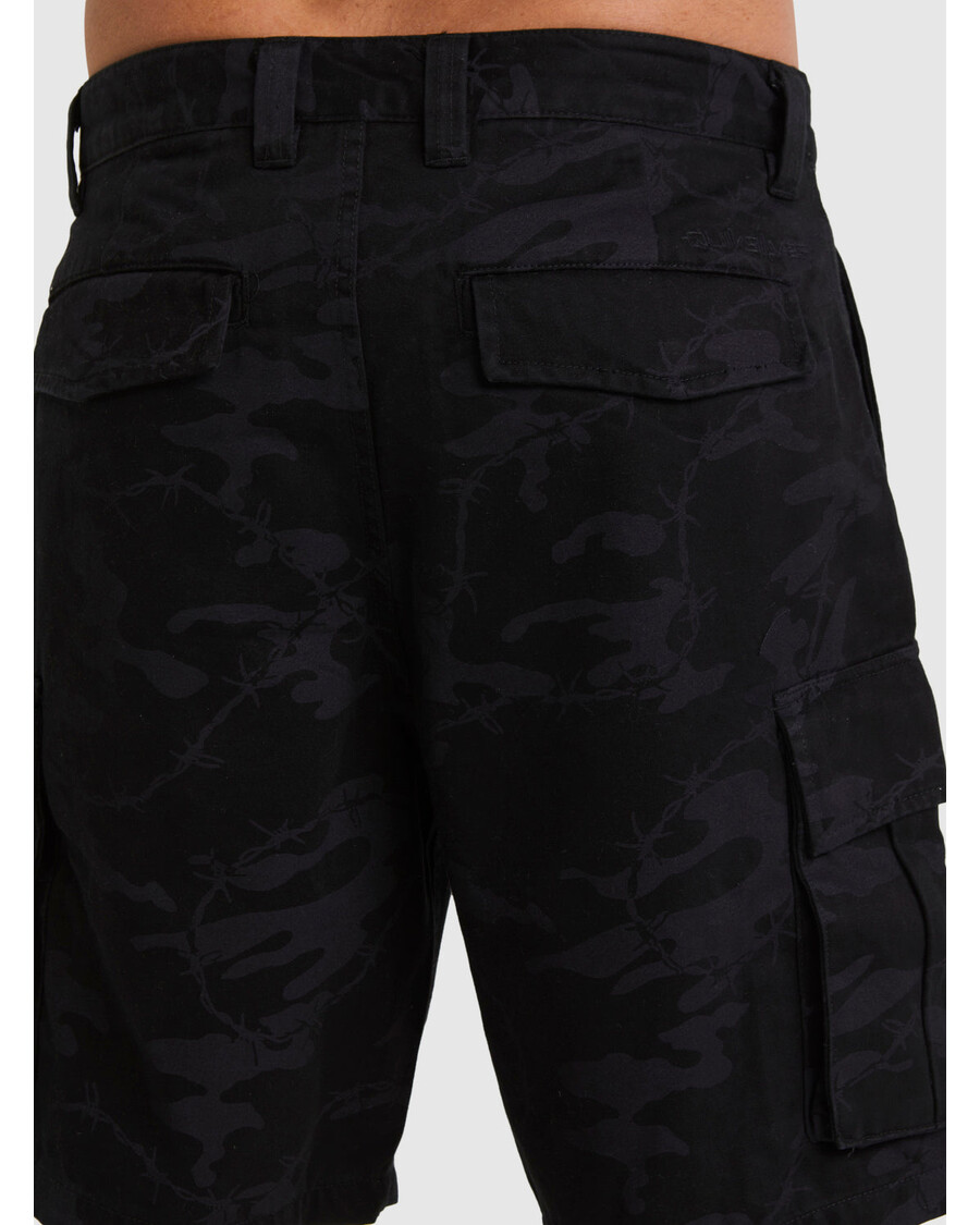 Quik Silver Mikey Cargo Shorts - Tarmac Mongrel Camo