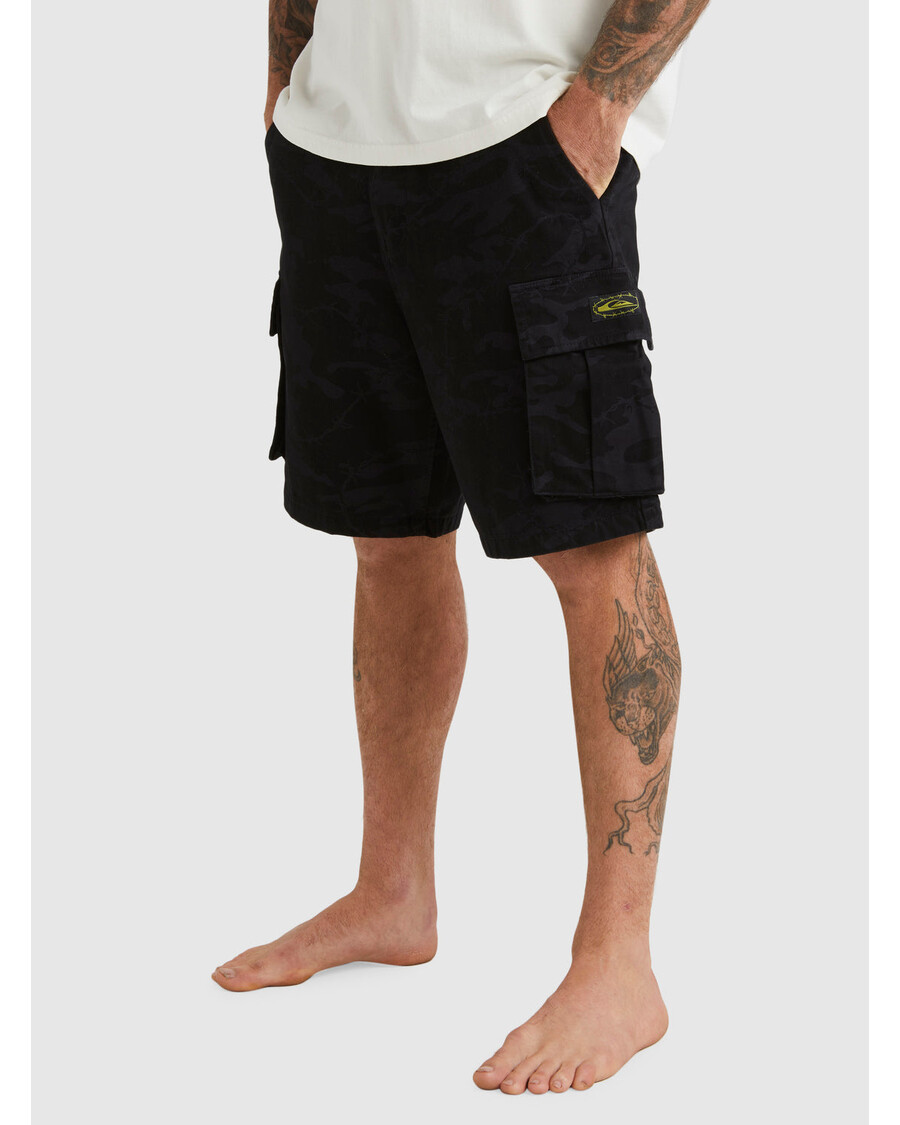 Quik Silver Mikey Cargo Shorts - Tarmac Mongrel Camo