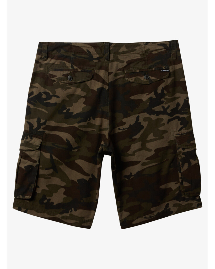 Quik Silver Crucial Battle Cargo Shorts - Camo Print Crucial Battle