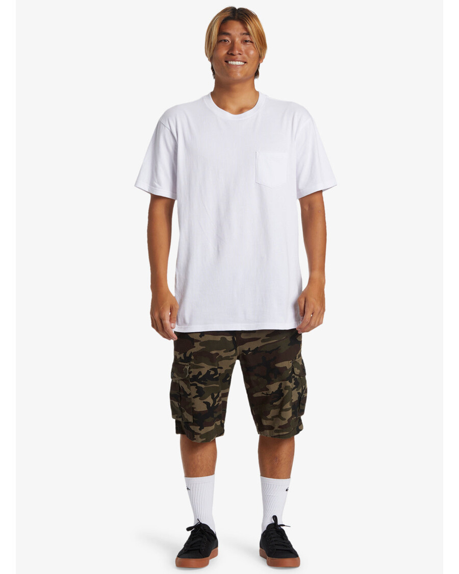 Quik Silver Crucial Battle Cargo Shorts - Camo Print Crucial Battle