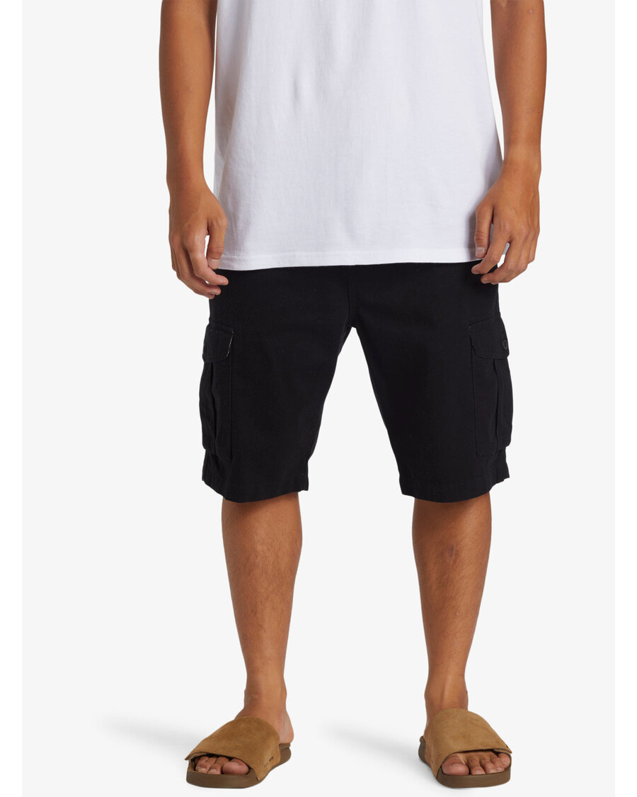 Quiksilver Kraťasy Rozhodující Battle Cargo - černé