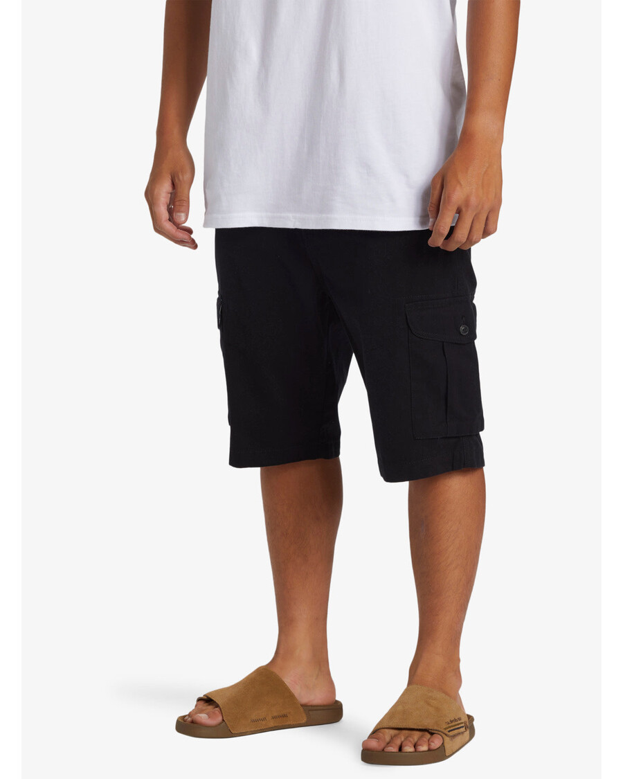 Quiksilver Kraťasy Rozhodující Battle Cargo - černé