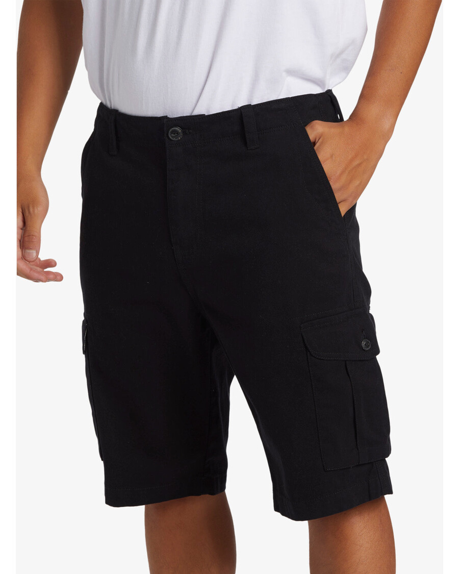 Quiksilver Kraťasy Rozhodující Battle Cargo - černé