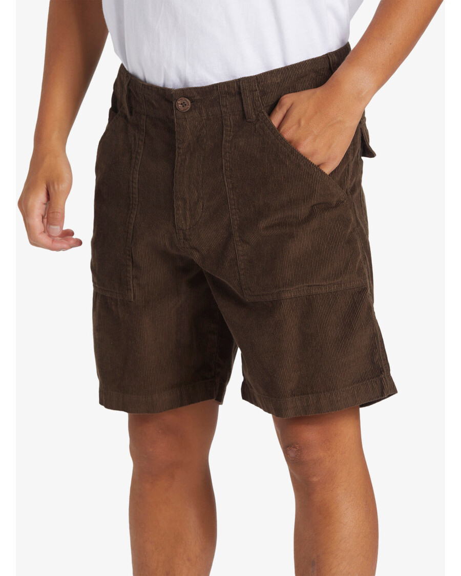 куиксилвер сурф фатигуе сомотни шортс - тамно браон