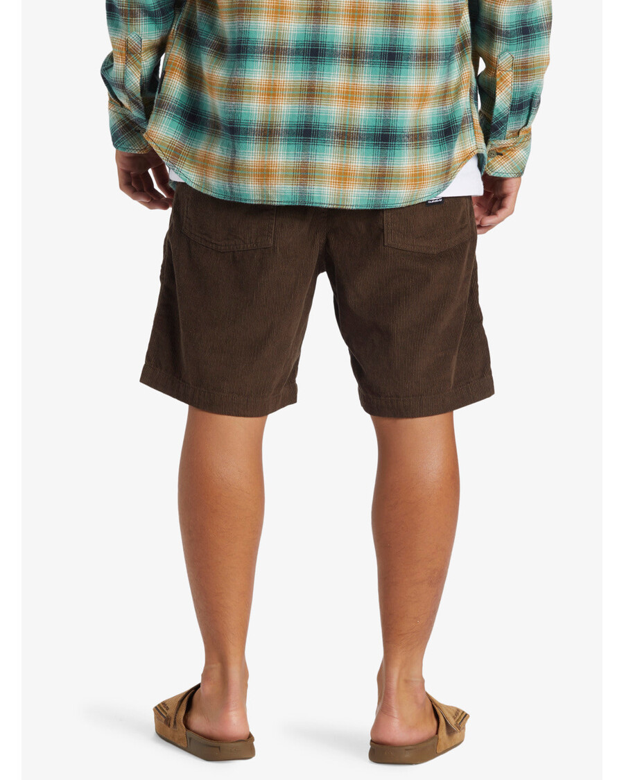 куиксилвер сурф фатигуе сомотни шортс - тамно браон