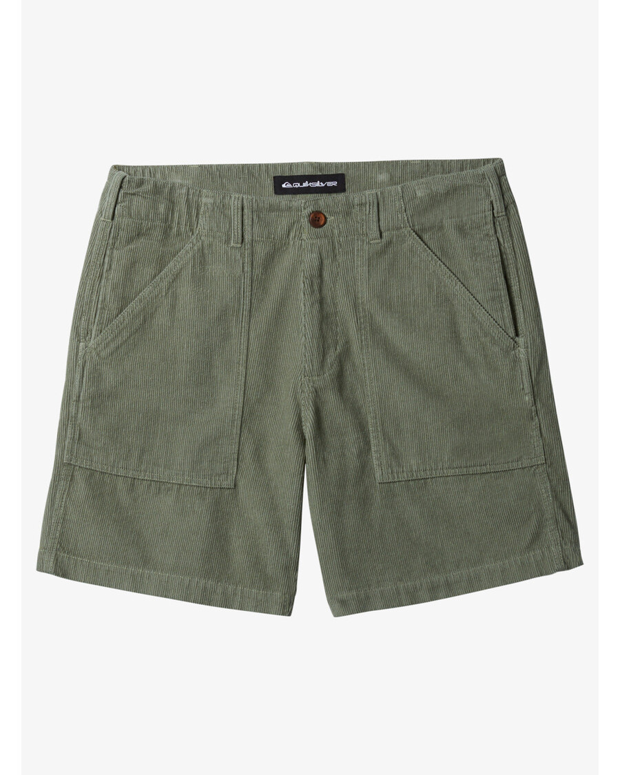 κοτλέ σορτς Quiksilver Surf Fatigue - θαλάσσιο σπρέι