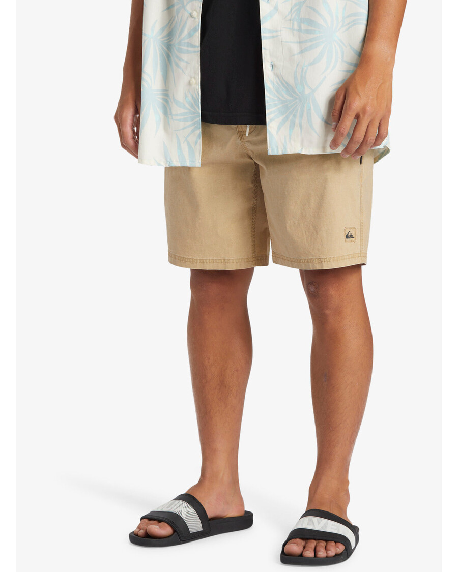 χρηστικό σορτς δρόμου Quik ασημί - χακί