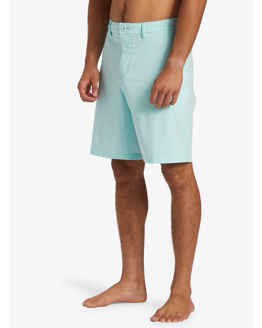 Szorty Hybrydowe Quiksilver Union Heather Amphibian 20" - Skorupa Limpet