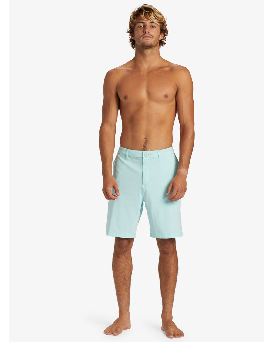 Szorty Hybrydowe Quiksilver Union Heather Amphibian 20" - Skorupa Limpet