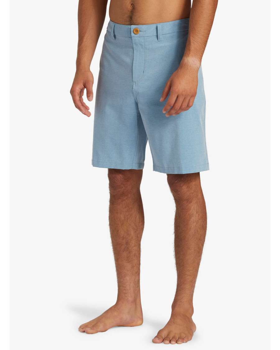 Quik Silver Union Heather Amphibian 20" Hybrid Shorts - Blue Shadow
