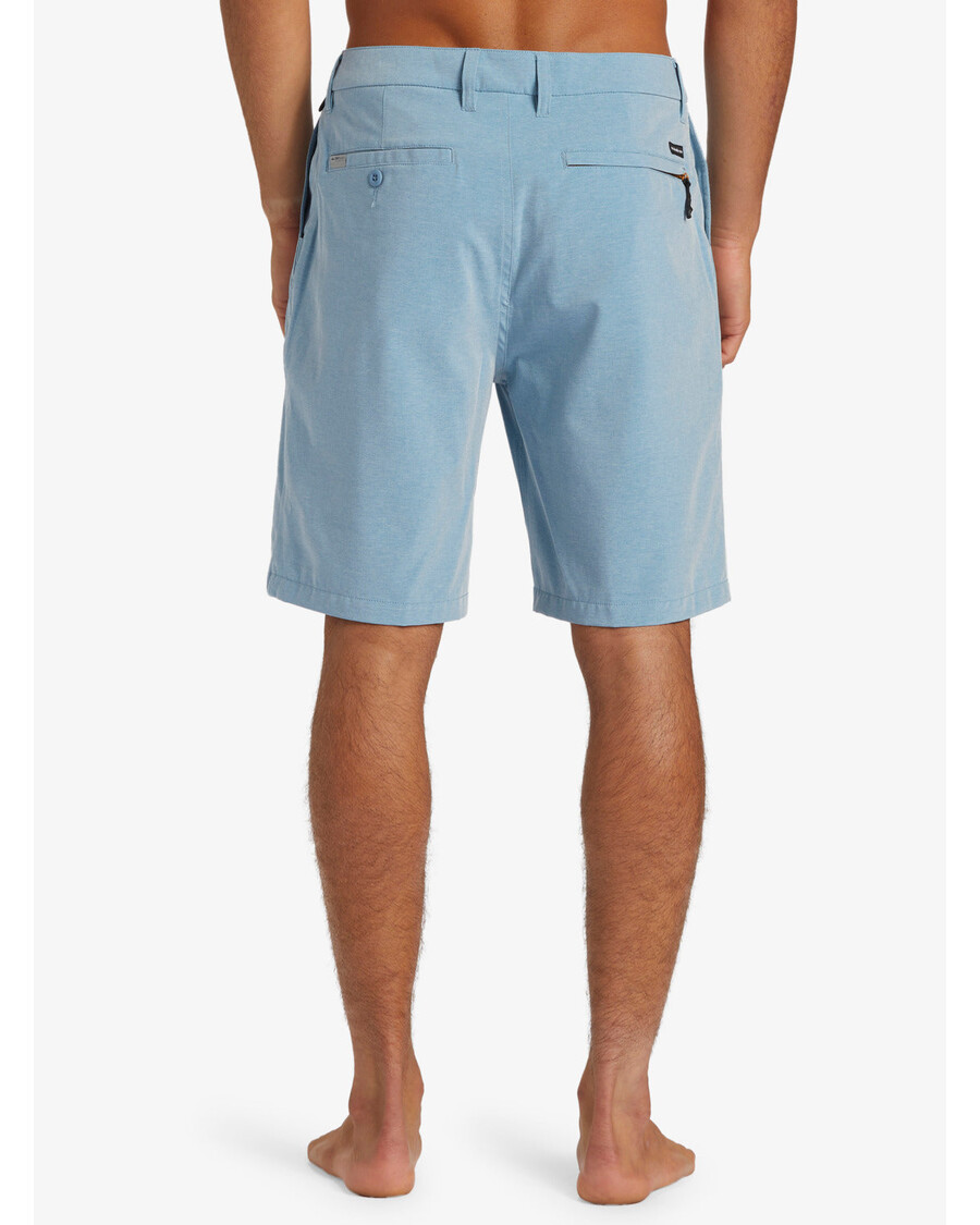 Quik Silver Union Heather Amphibian 20" Hybrid Shorts - Blue Shadow