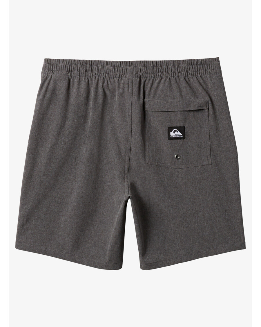 Гибридные шорты Quiksilver Taxer Heather Amphibian 18 дюймов - черные