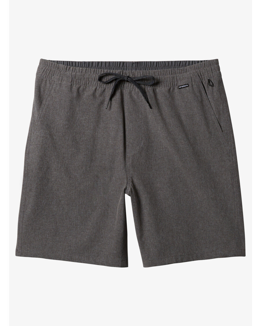 υβριδικό σορτς Quiksilver Taxer Heather Amphibian 18" - μαύρο