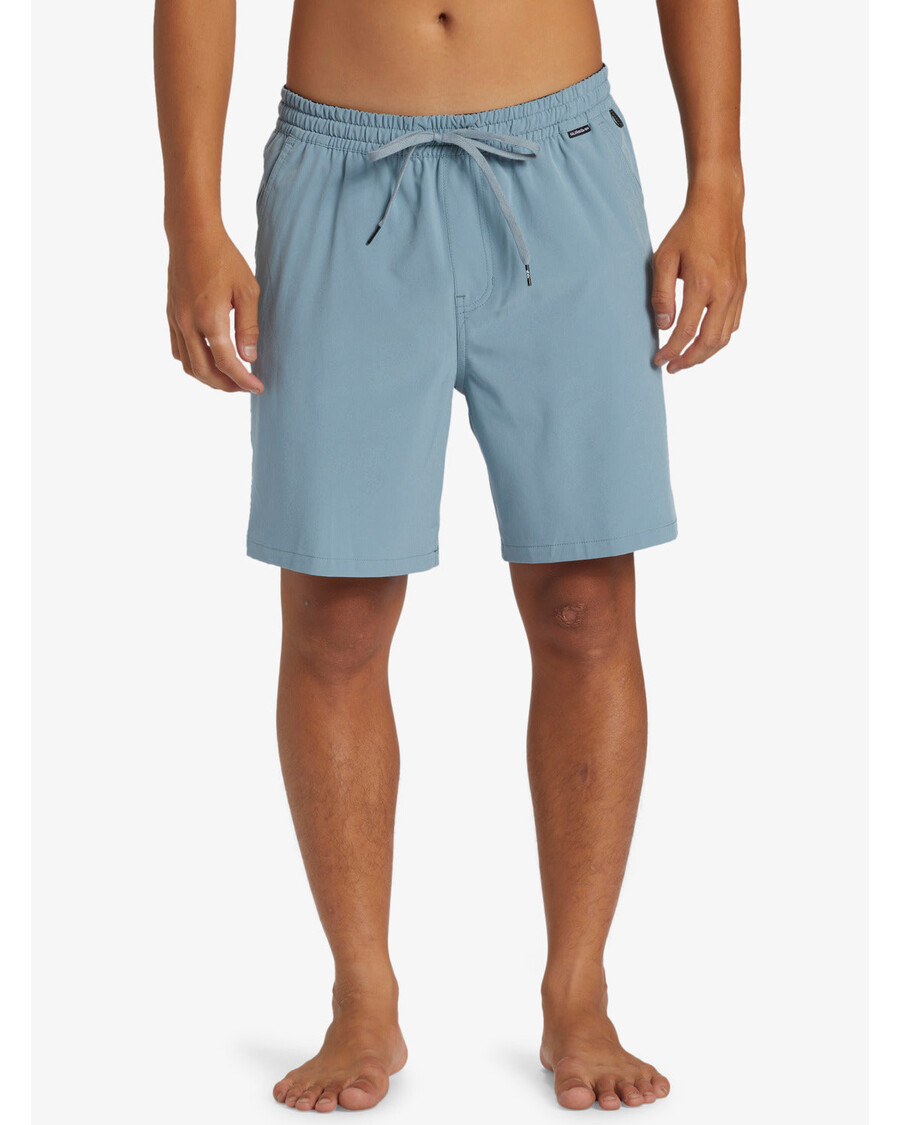 Quik Silver Taxer Amphibian 18" Hybrid Shorts - Cadet Gray